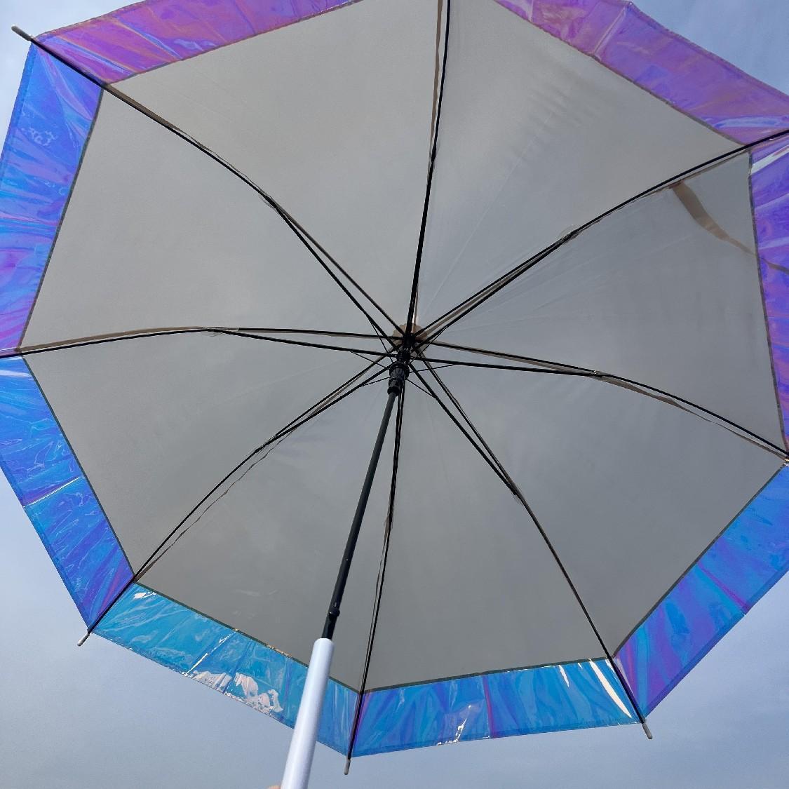 Laser-Rimmed Transparent Umbrella