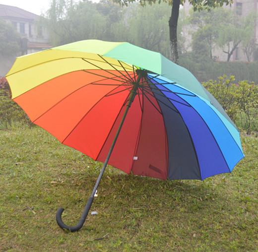 Rainbow 24K Steel Umbrella