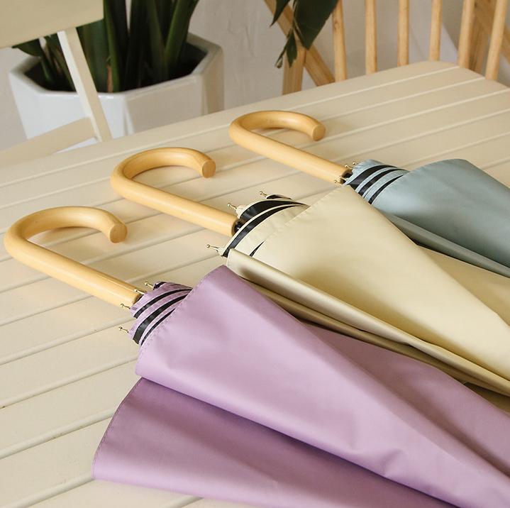 Iron Shaft Straight Umbrella