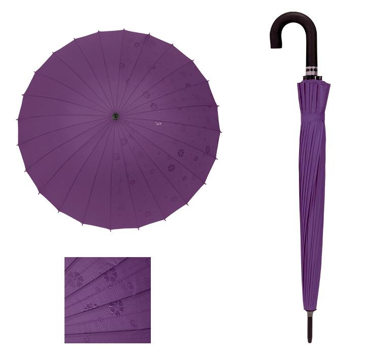 Blooms In Water Straight Umbrella