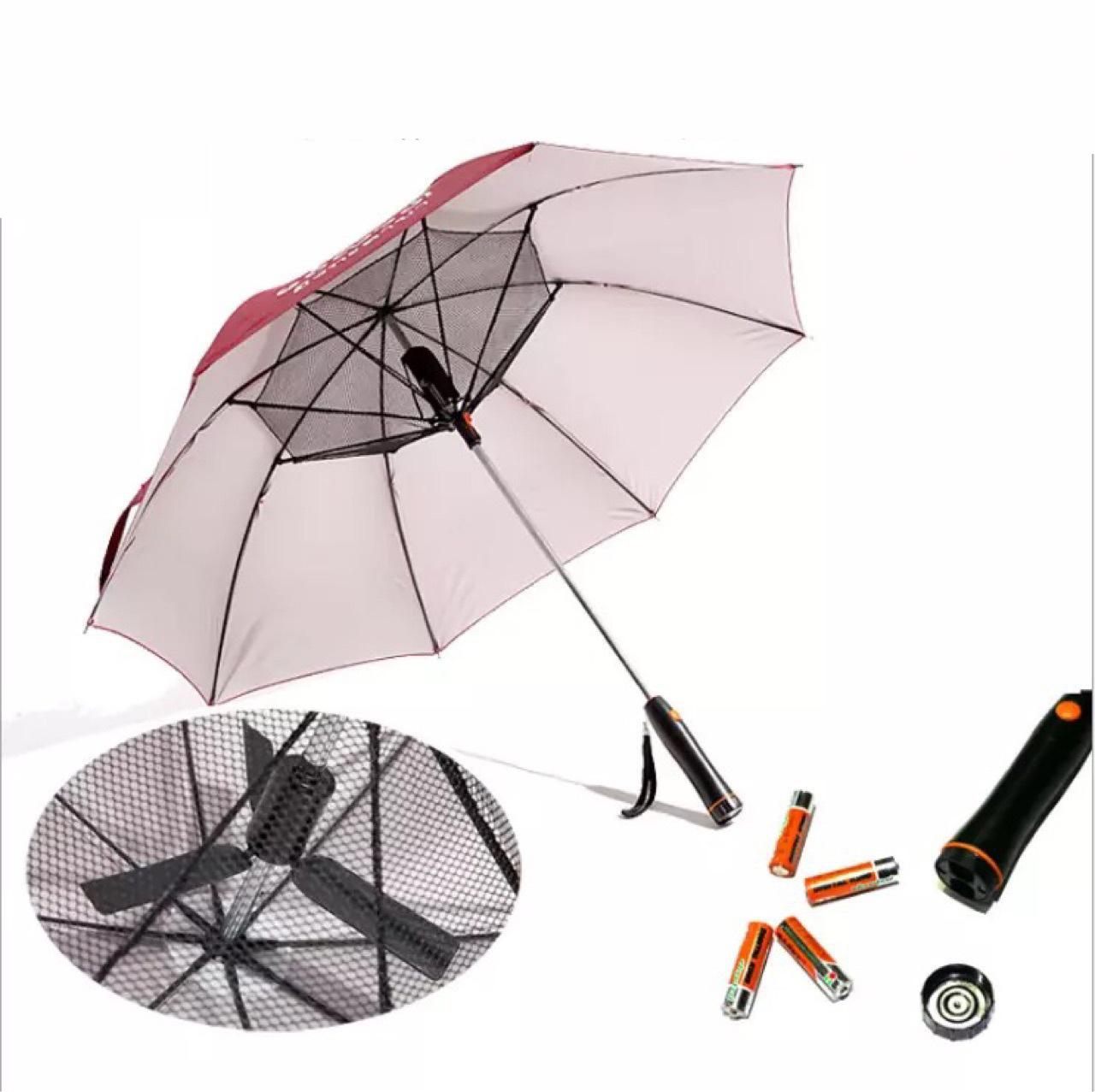 Fan Umbrella Straight Handle
