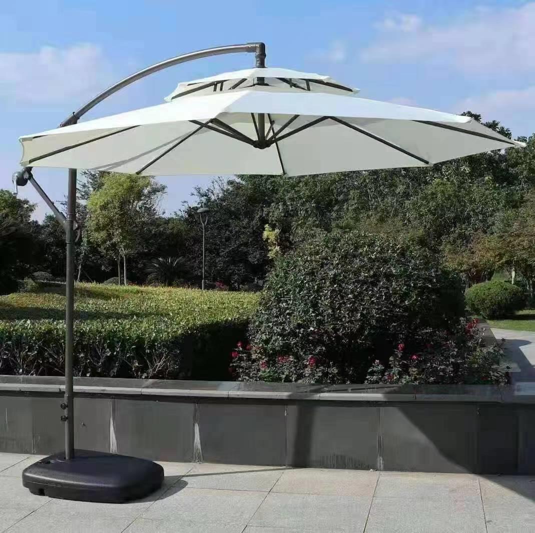 Side Shaft Double-Layer Yard Umbrella