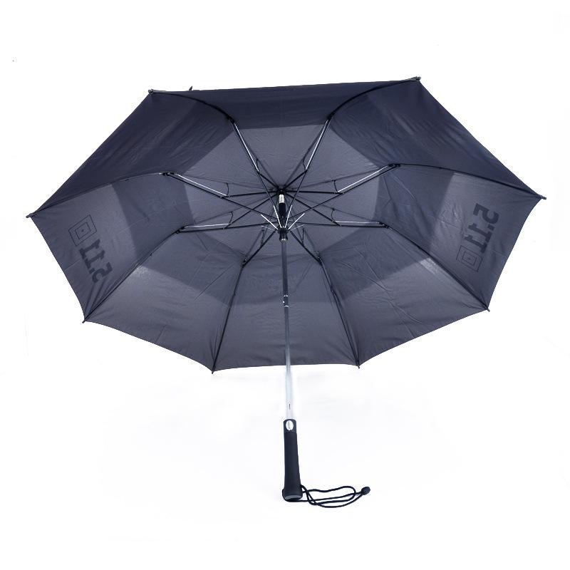 Two-Fold Pongee Umbrella